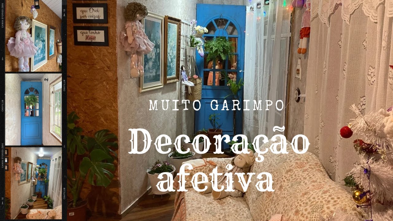 Decoração simples com muito amor e muito garimpo eu amei essa decoração 🌹