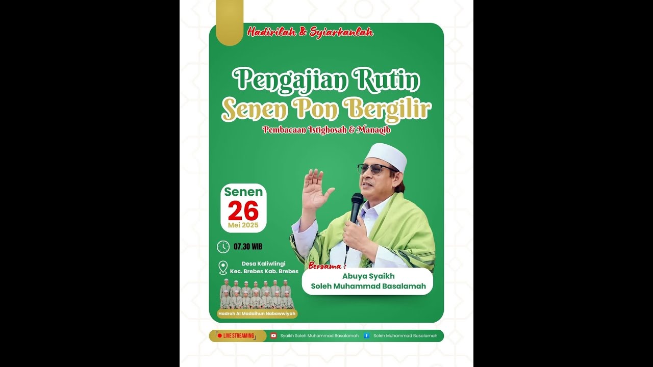 LIVE PENGAJIAN RUTIN SENIN PON BERGILIR :: DESA.KALIWLINGI - BREBES