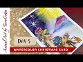 Watercolor Christmas Cards Series [Day 5 of 12] | camels to Bethlehem