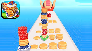 Pancake Run ​- All Levels Gameplay Android,ios (Levels 384-387)