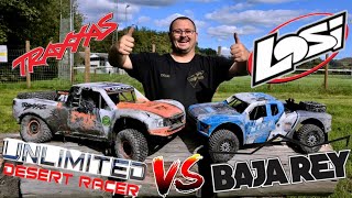 Traxxas UDR vs Losi Baja Rey – Which RC Rules the Track?