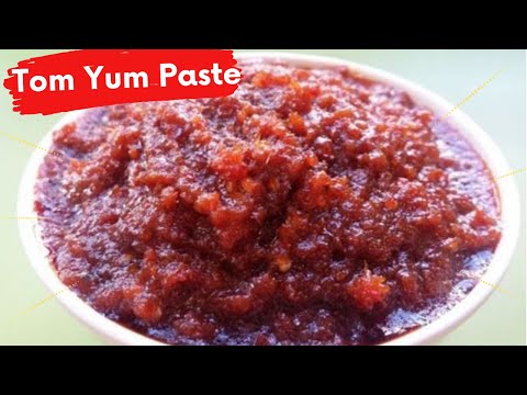 Homemade Tom Yum Paste - Rempah Tom Yum (น้ำพริกต้มยำ ทำเอง)
