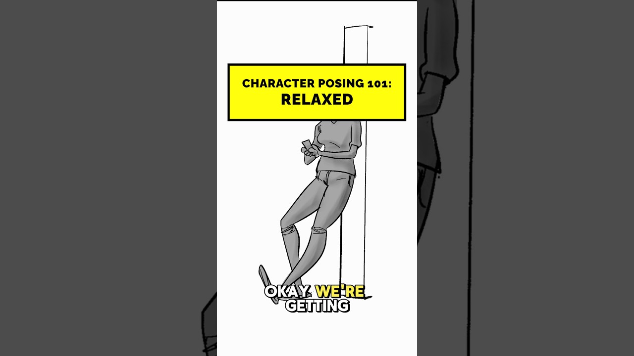 How to make your characters look ACTUALLY relaxed #characterdesign #characterart #arttutorial