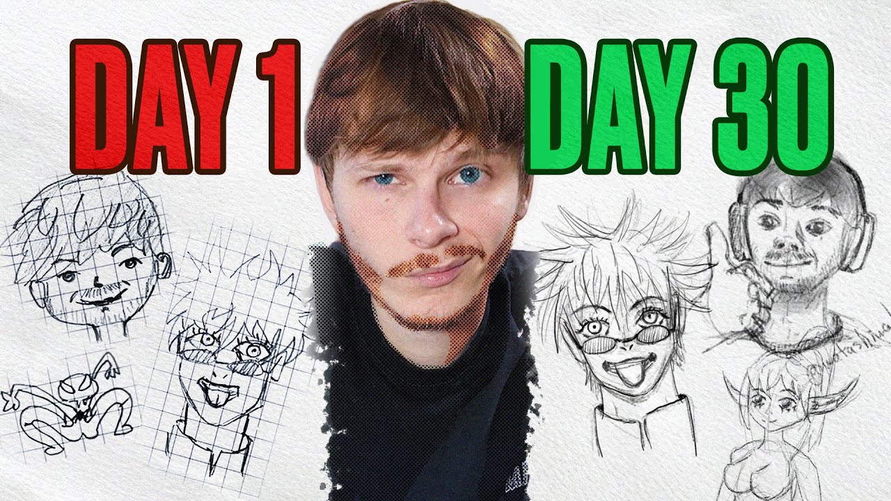 Learning How to Draw In 30 DAYS from ZERO