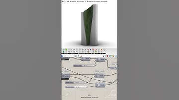 Grasshopper - EX 122 - Graph mapper + Surface from points