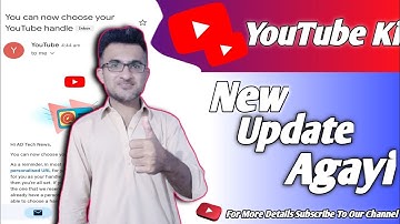 Wow Youtube Handle Feature Aa Gaya | How To Choose Your Youtube Handle | AD Tech News
