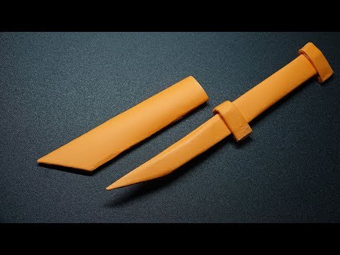 How to make a Paper Sword PART 4 | Easy Origami Tutorial | DIY Ninja Sword TIME LAPSE