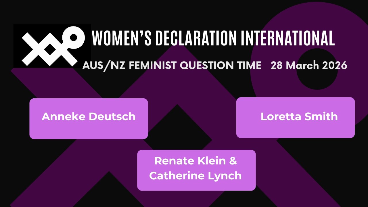 AUS/NZ Feminist Question Time 28 March 2026 [COMPLETE WEBINAR] #WDI