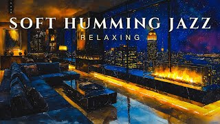 Velvet Midnight in New York 🌃 Soft Female Humming Jazz & Cosmic Night Views for Deep Focus Lu screenshot 4