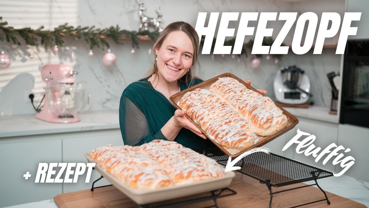 🍞 Der fluffigste Hefezopf – Einfach zum Nachmachen mit Schritt-für-Schritt-Anleitung! 🥛✨