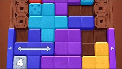 Wood Away Block Jam Level 37 Game Walkthrough Solution