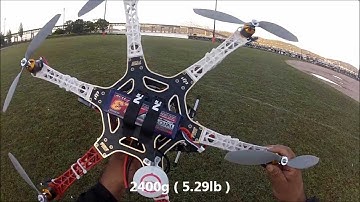 DJI F550 Hexacopter NAZA IOC & GPS magnetic declination setup part #4