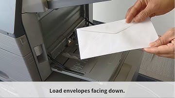 Print Data into Envelope from Bypass Tray:  Sharp