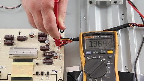 Vizio E701I-A3 & E701I-A3E TV Will Not Turn On Troubleshooting Help - Checking Voltages - No Power