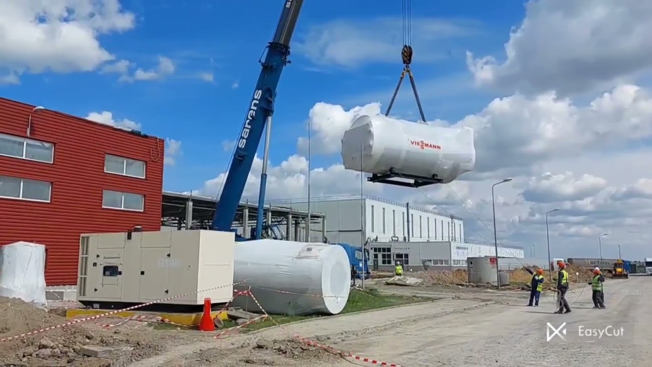 Парова котельня ООО Альфагаз для Nestle: встановлено два парових котли по 12 тонн пари на годину.