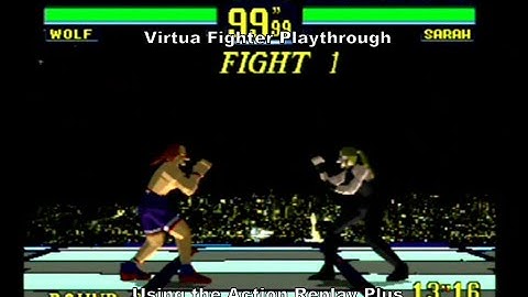 Virtua Fighter Playthrough using the Sega Saturns Action Replay Plus :D #SegaSaturn #Sega #Gaming