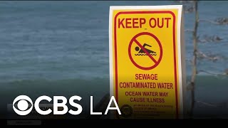 Stretch of beach in Laguna Beach closed due to sewage spill