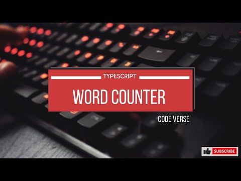 word counter with TypeScript Node.js and inquirer