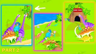 Bermain dengan BRACHIOSAURUS, STEGOSAURUS, SPINOSAURUS, COMPSOGNATHUS - Dino Park - Part 2 screenshot 5
