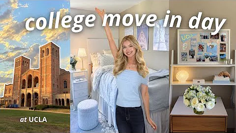 COLLEGE MOVE-IN DAY VLOG at UCLA + dorm tour