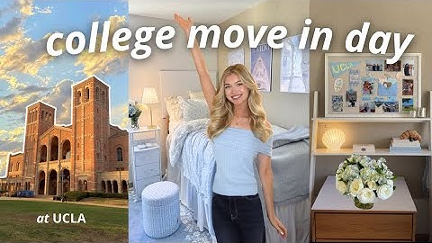 COLLEGE MOVE-IN DAY VLOG at UCLA + dorm tour