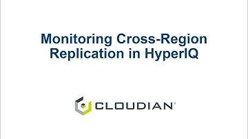Monitoring Cross Region Replication in HyperIQ