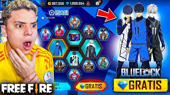 ¡COMPRE TODA LA COLABORACION DE FREE FIRE X BLUE LOCK Y ESTO ME COSTO! 💰🤑 *REGALADO*