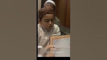 ما تيسر من سورة فاطر بصوت طفل صغير #قرآن #سورة_فاطر