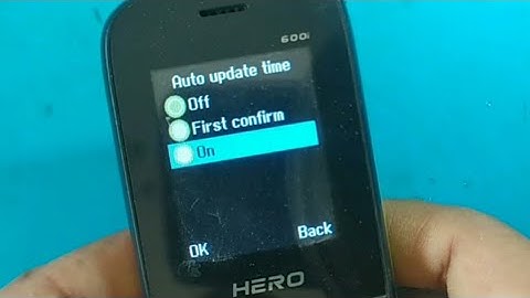 Auto Update Date And Time Setting In Lava Hero 600