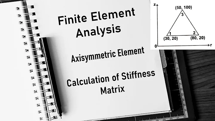 Calculation of Stiffness Matrix for Axisymmetric element | Finite Element Analysis (FEA)