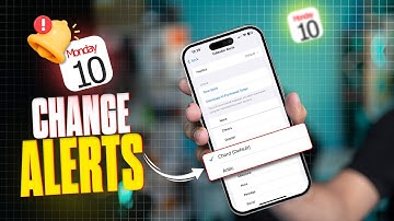 How to Change Calendar Alerts on iPhone | Customize Calendar Notifications