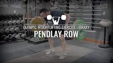 Pendlay Row | Olympic Weightlifting Exercise Library