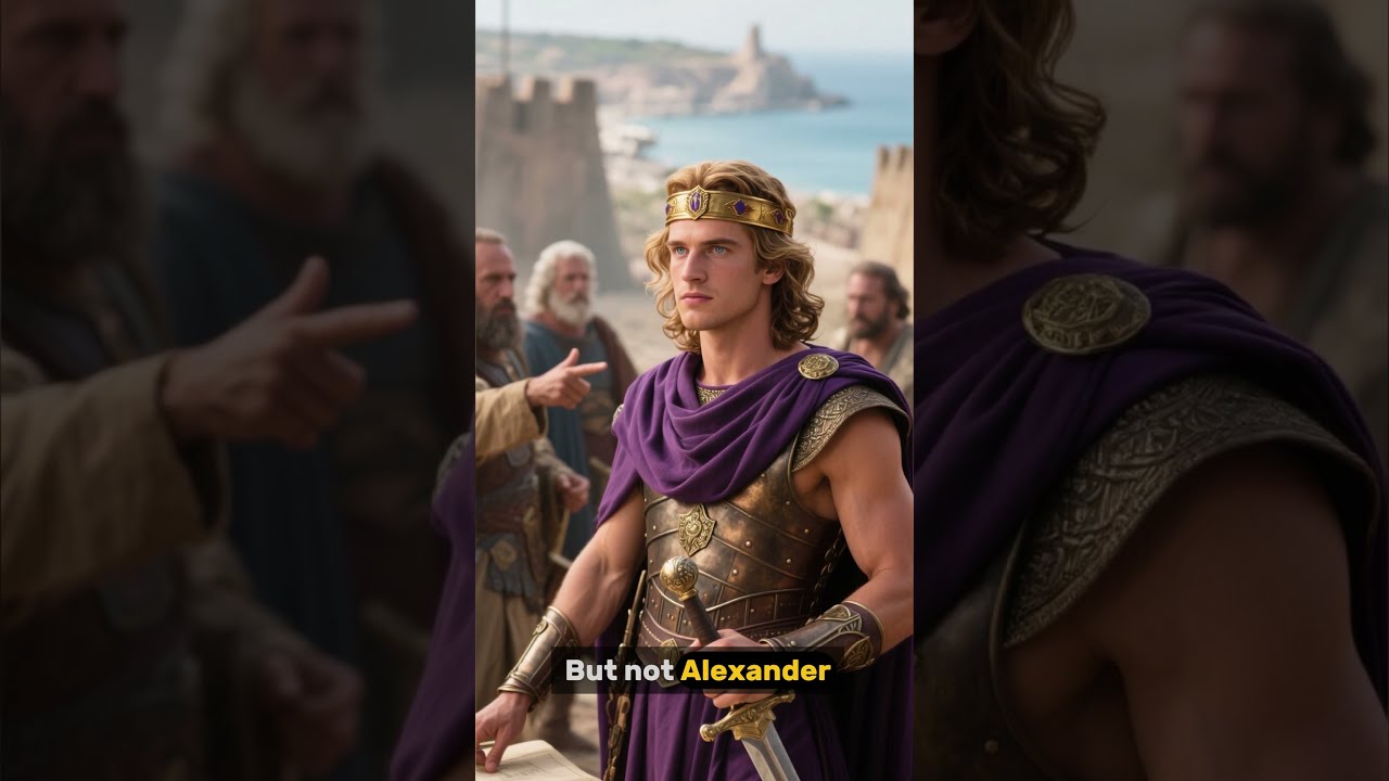 Alexander The Great BUILT A Road Through SEA Siege Of Tyre Explained