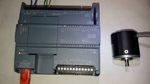 S7 1200 PLC with INCREMENTAL ENCODER