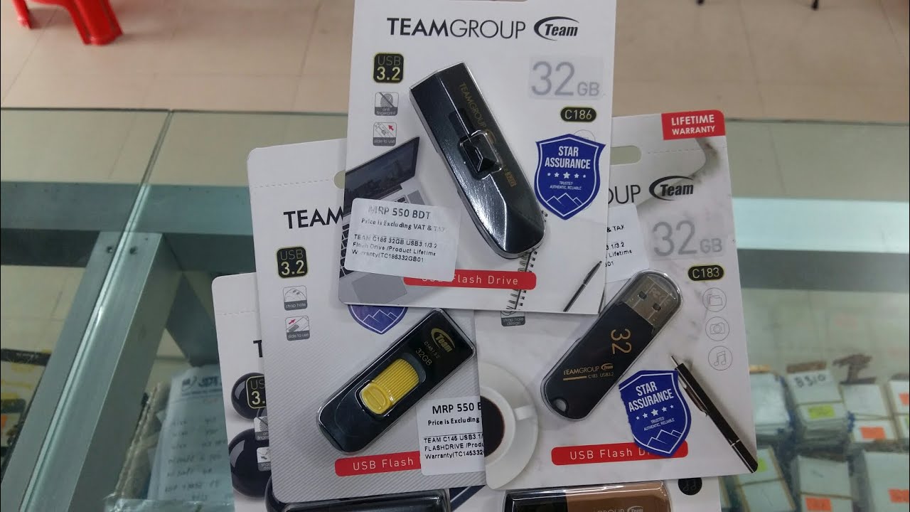 TEAMGROUP C183 Clé USB 3.2 Gen 1 256Go - Noire - Ultra Rapide, Plug And Play, Avec Anneau Porte-clé