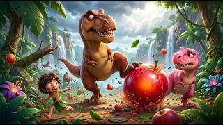 Good Dinosaur : GIANT FRUIT TROUBLE?! 🍎😱 One Huge Apple Starts WILD Chaos! 🦖💥 | Good Dinosaur Toons