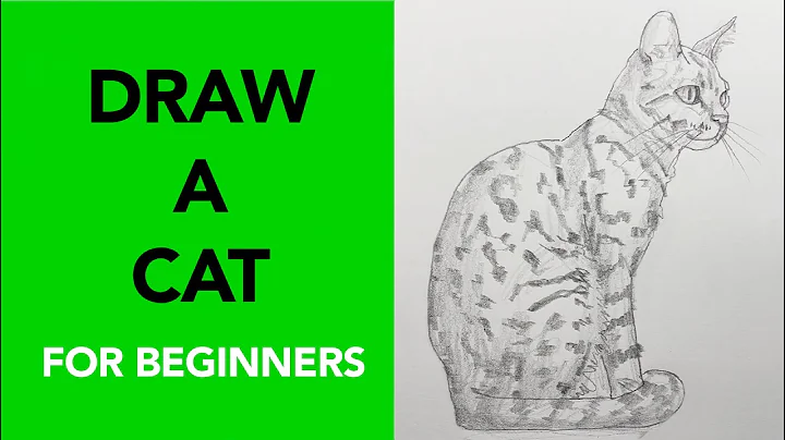 Easy step-by-step way to draw a cat | Drawing Tutorial for Beginners