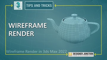 Wireframe Render in 3ds Max Vray || Tips and Tricks in Hindi / Urdu