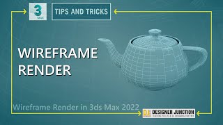 Wireframe Render in 3ds Max Vray || Tips and Tricks in Hindi / Urdu