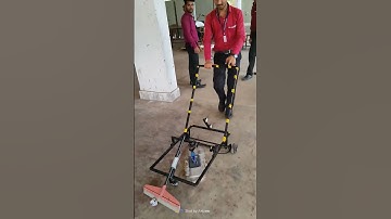 Manual Floor Cleaning Project|Mechanical Engineer|Mini Project|#engineering#project#viralvideo