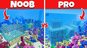 Aphmau Crew builds an Underwater Aquarium | NOOB vs PRO