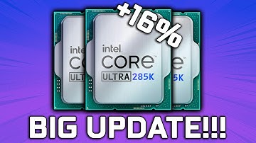 Big Intel Core Ultra CPU Update…
