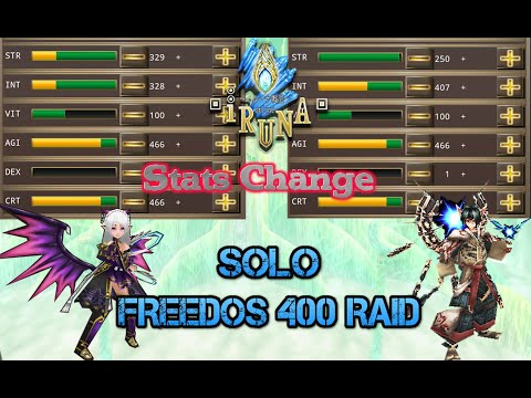 Iruna Online - Solo Geo Monk VS Freedos 400 Raid - Current stats build and equipments @hongphuc1730