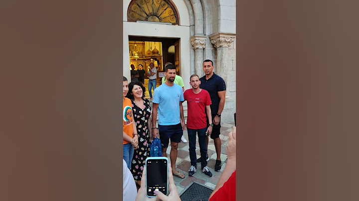 Bugün Kotor gezimizde Novak Đoković ile karşılaştık 🥰🎾Đoković, #novakdjokovic #kotor #montenegro