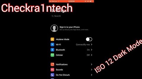 ISO 12.4.6 Dark Mode After Jailbreak