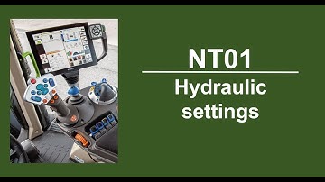 NT01 Hydraulic settings