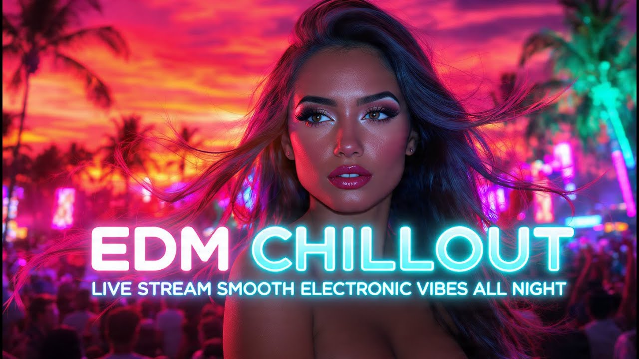 EDM Chillout Live Stream 🌌 Smooth Electronic Vibes All Night