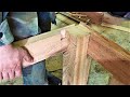 Build Strong Inclined Wood Joint Dining Table // Amazing Craftsman Woodworking Machines Techniques