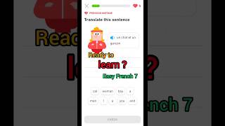 Easy Learn - French 7 - #duolingo - Mobile Apps screenshot 1