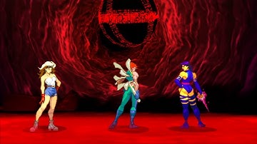 Marvel VS Capcom 2 - Rogue/Marrow/Psylocke - Expert Difficulty Playthrough